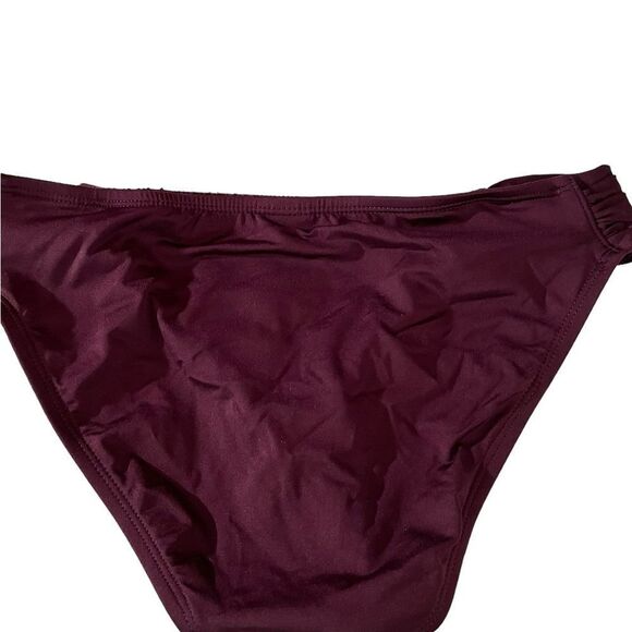 BIKINI BOTTOM IN EGGPLANT BY KONA SOL SZ M - Picture 3 of 5